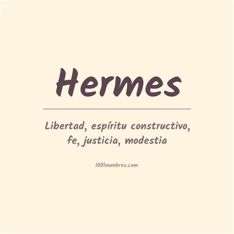 hermes nombre significado|why is Hermes called.